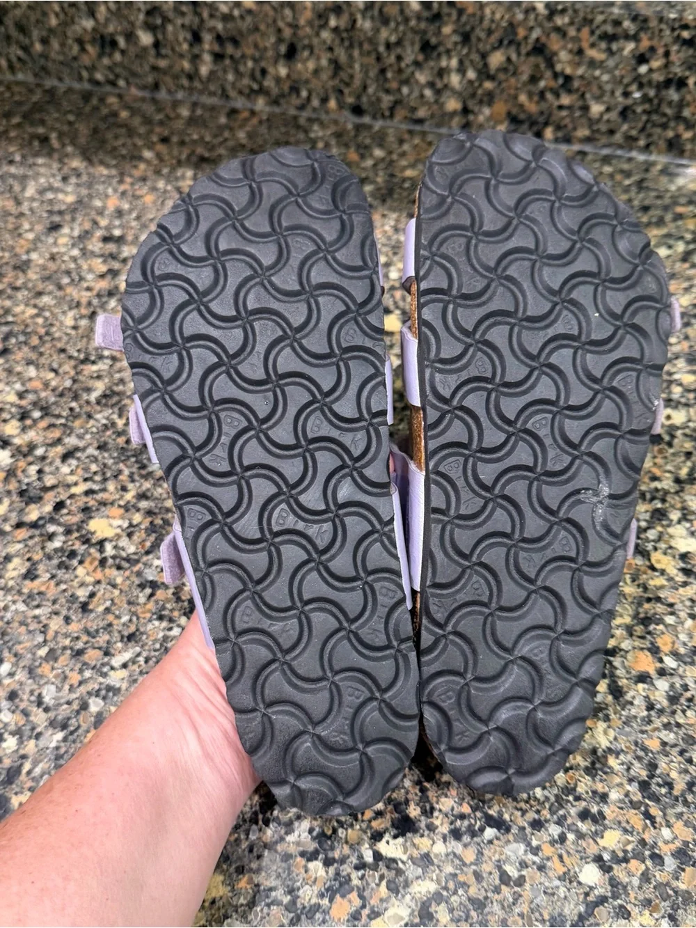 Birkenstock Lavender Triple-Strap Sandals 36 - Picture 8 of 10